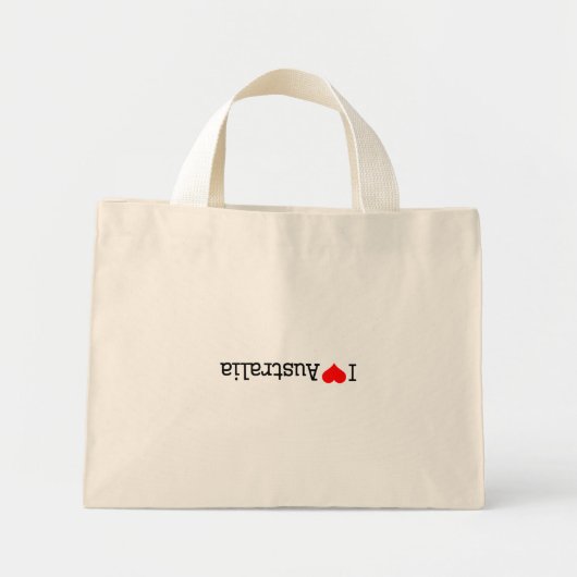 Ik hou van Australië Mini Tote Bag (Voorkant)