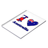 Ik hou van Australië Notitieboek (Linkerzijde)