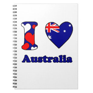 Ik hou van Australië Notitieboek