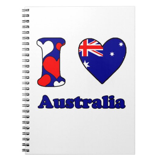 Ik hou van Australië Notitieboek (Voorkant)