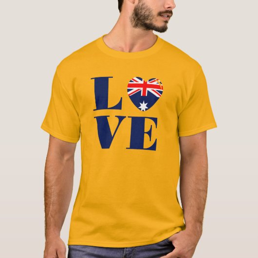 Ik hou van Australië T-shirt (Voorkant)