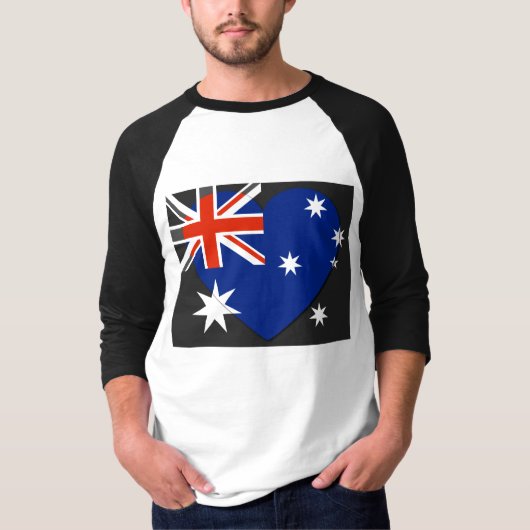 Ik hou van Australië T-shirts (Voorkant)