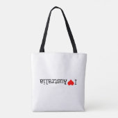 Ik hou van Australië Tote Bag (Achterkant)