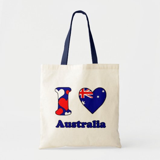 Ik hou van Australië Tote Bag (Voorkant)
