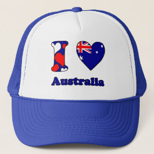 Ik hou van Australië Trucker Pet