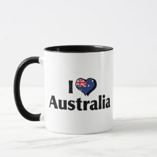Ik hou van Australië vlag Mok