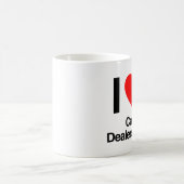 Ik hou van autodealers koffiemok (Center)