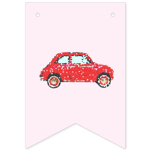 Ik hou van auto's die bundelen vlaggetjes (Tweede vlag)