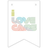 Ik hou van auto's die bundelen vlaggetjes (Derde vlag)