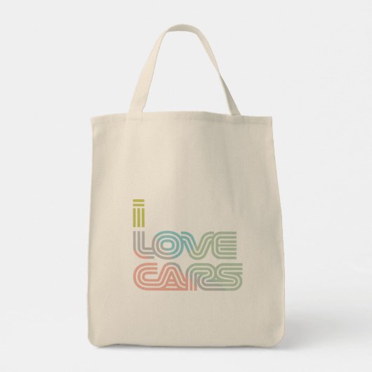 Ik hou van auto'sTote Bag Tote Bag (Achterkant)