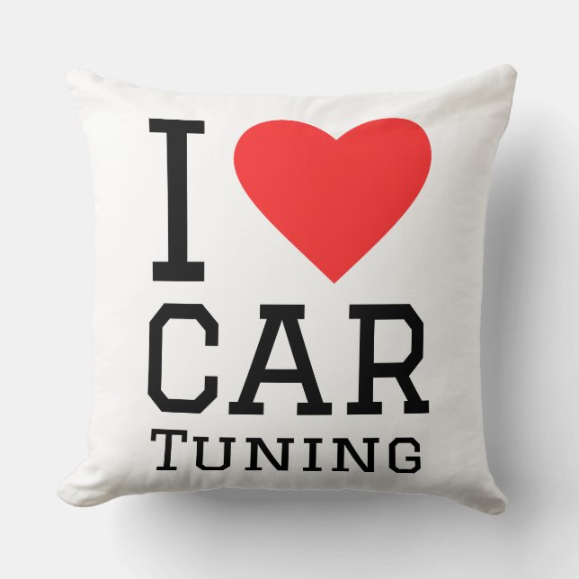 Ik hou van autotuning kussen (Voorkant)