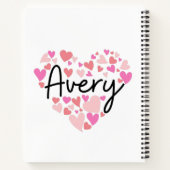 Ik hou van Avery Notitieboek (Achterkant)