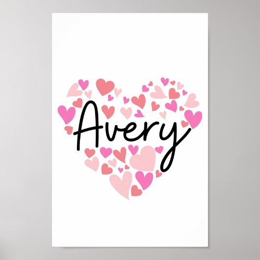 Ik hou van Avery Poster (Voorkant)