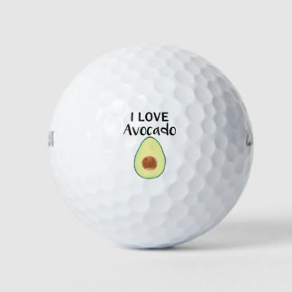 Ik hou van avocado fruit golfballen