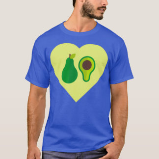 Ik hou van Avocado Healthy Food Vegetables T-shirt