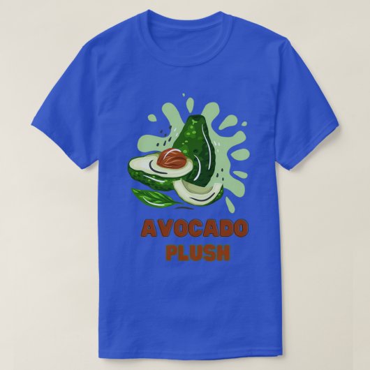 Ik hou van Avocado, schattige avocado plush 2 T-shirt (Design voorkant)