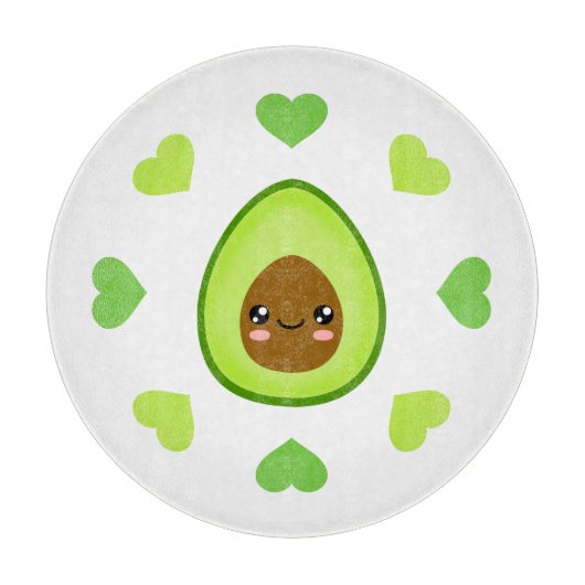 Ik hou van Avocado Snijplank (Voorkant)