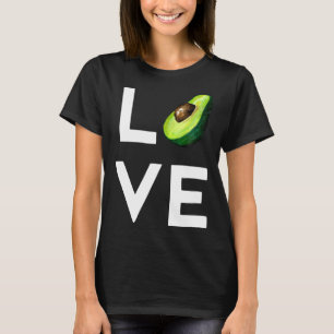 Ik hou van avocado vegan t-shirt