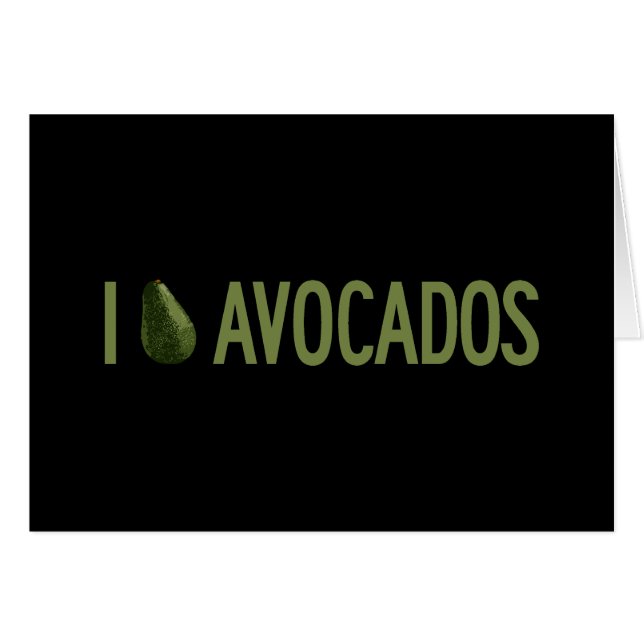 Ik hou van Avocados (Voorkant Horizontaal)