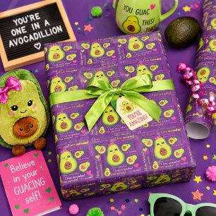 Ik hou van avocado's cadeaupapier