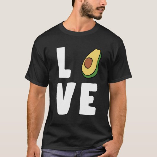 Ik hou van Avocados T-shirt (Voorkant)