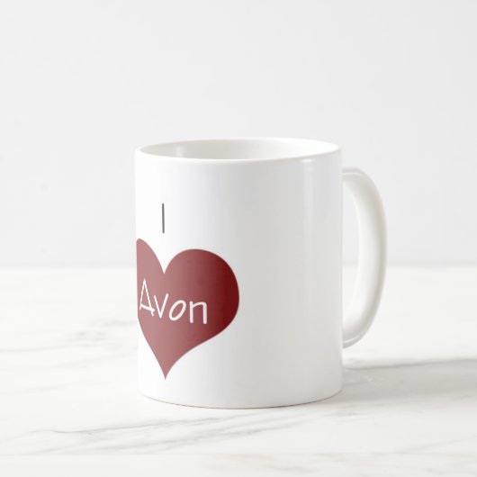 Ik hou van Avon mok (Voorkant rechts)