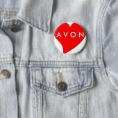 Ik hou van AVON Ronde Button 5,7 Cm (In situ)