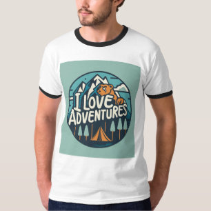 Ik hou van avontuur t-shirt