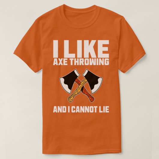 Ik hou van Ax Throwing en ik kan geen klassieke TS T-shirt (Design voorkant)