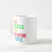 Ik hou van Axolotls honden en misschien 3 mensen Koffiemok (Voorkant links)