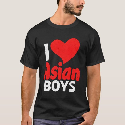 Ik hou van Aziaten T-shirt (Voorkant)