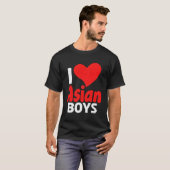 Ik hou van Aziaten T-shirt (Voorkant volledig)