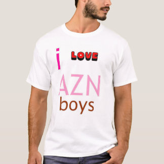 Ik hou van azn jongens t-shirt