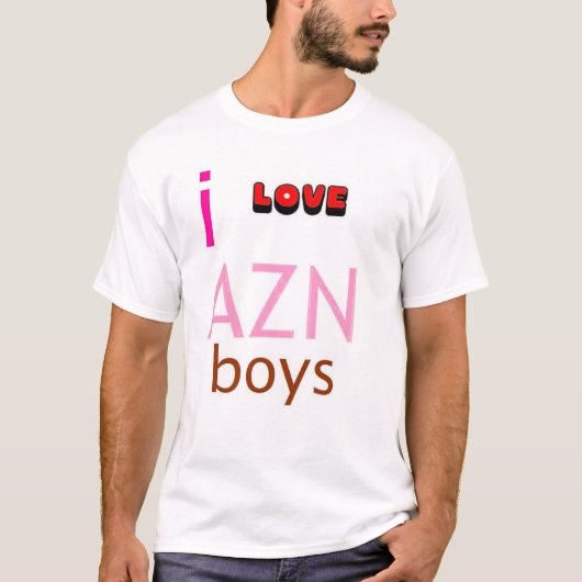 Ik hou van azn jongens t-shirt (Voorkant)