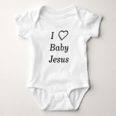 Ik hou van Baby Jesus Romper (Voorkant)
