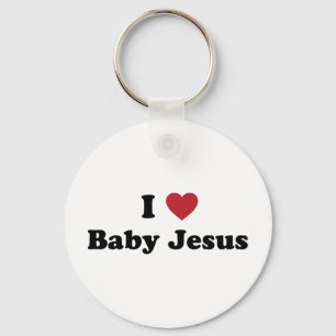 Ik hou van baby jesus sleutelhanger