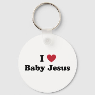 Ik hou van baby jesus sleutelhanger