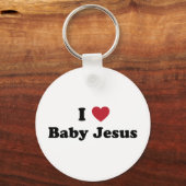 Ik hou van baby jesus sleutelhanger (Voorkant)
