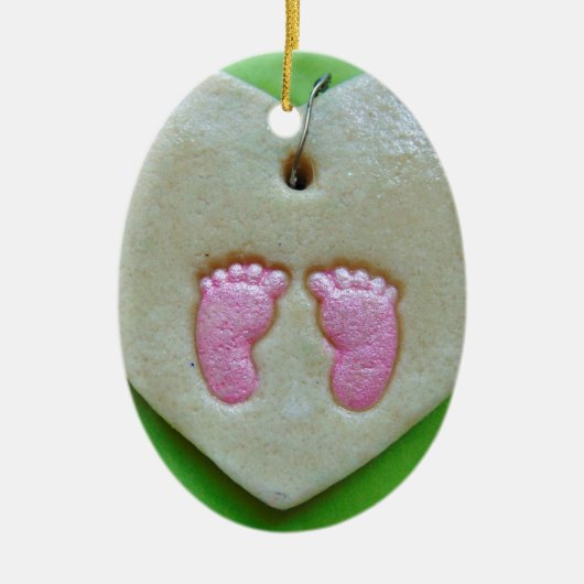Ik hou van baby keramisch ornament (Voorkant)