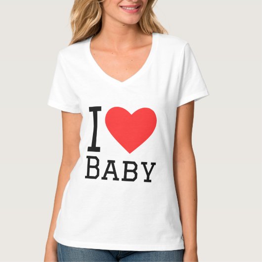 Ik hou van baby t-shirt (Voorkant)