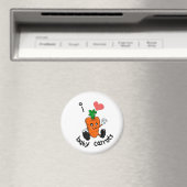 Ik hou van baby wortelmagneet magneet (Insitu (Vaatwasser))