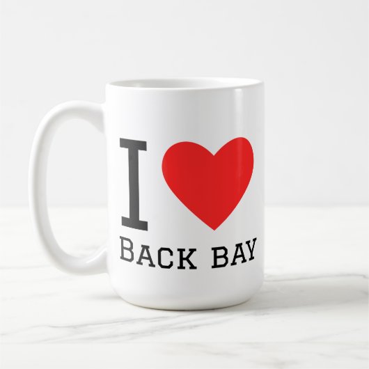 Ik hou van back bay koffiemok (Links)