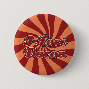 Ik hou van bacon Button