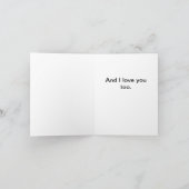 Ik hou van Bacon Card Kaart (Binnen)