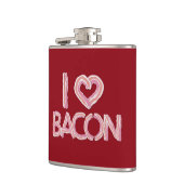 Ik hou van bacon heupfles (Links)