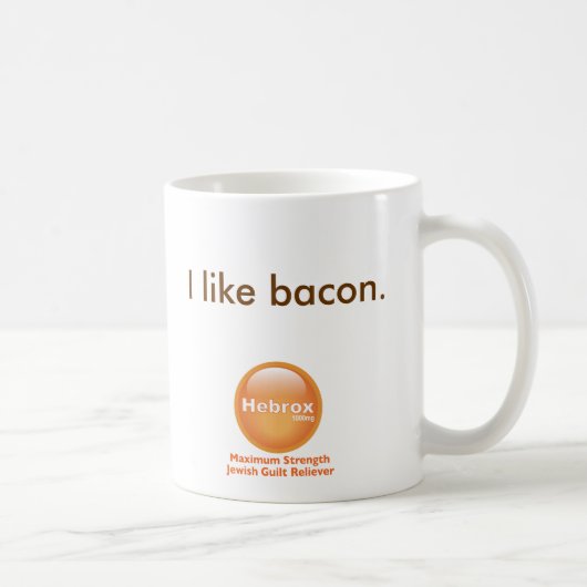 Ik hou van bacon koffiemok (Rechts)
