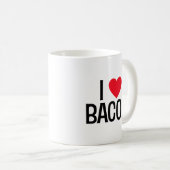 Ik hou van Bacon. Koffiemok (Voorkant rechts)