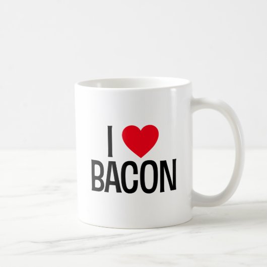 Ik hou van Bacon. Koffiemok (Rechts)