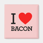 Ik hou van Bacon Magneet (Voorkant)