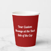 Ik hou van Bacon Paper Cups Papieren Bekers (Achterkant)